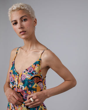 Yeye Weller Long Dress Yellow