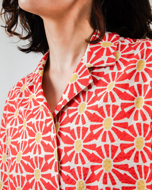 Marisol Aloha Blouse Red
