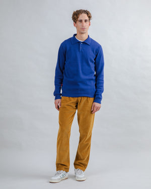 Knitted Polo Blue