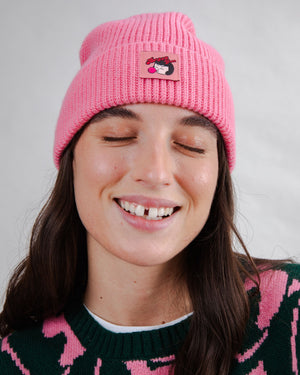 Wool Beanie Pink
