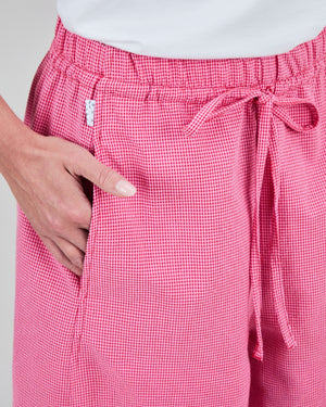 Checks Balloon Pants Pink