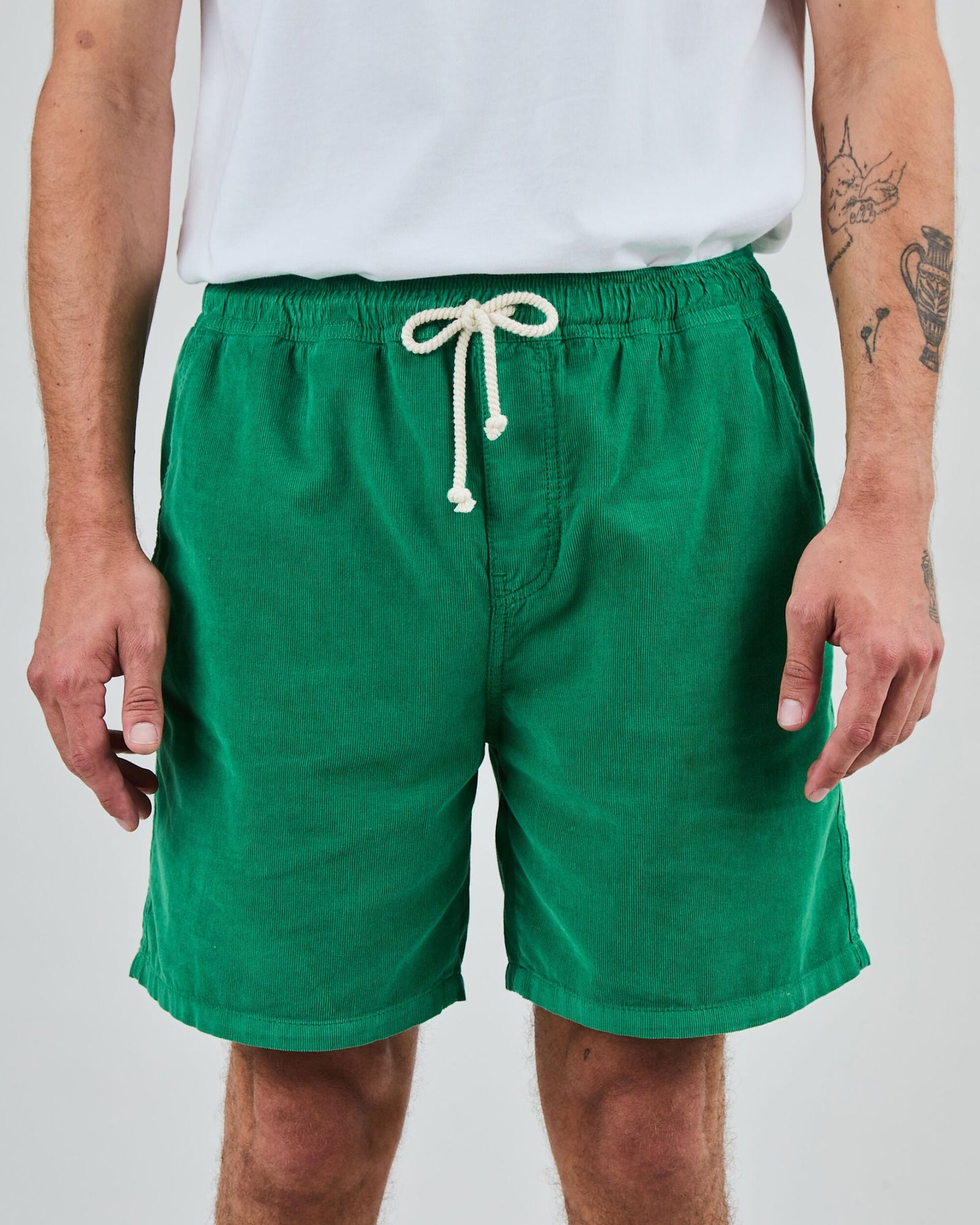 Baby Cord Shorts Green