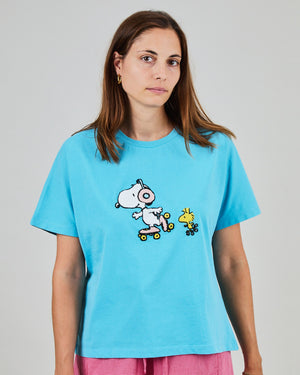 Peanuts Roller Oversize Tee Blue