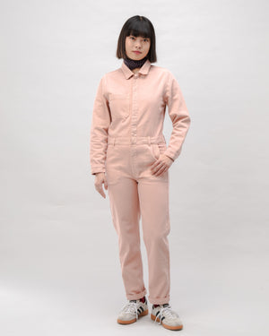 Cotton Twill Boiler Suit Rose