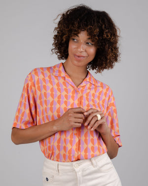 Gummie Aloha Blouse Coral