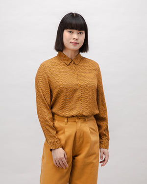 Mist Viscose Blouse Ochre