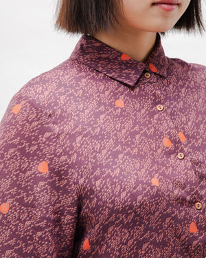 Dusk Viscose Blouse Grape