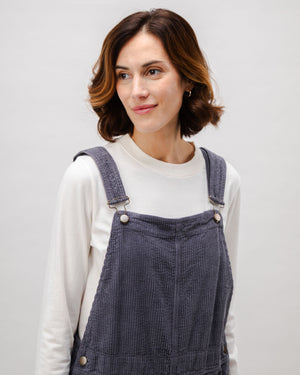 Corduroy Overall Dark Grey