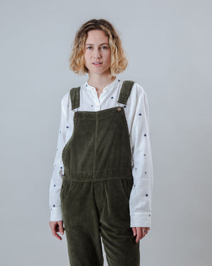 Corduroy Overall Stone Green