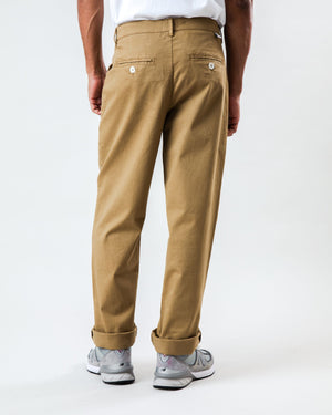 Pleated Chino Camel