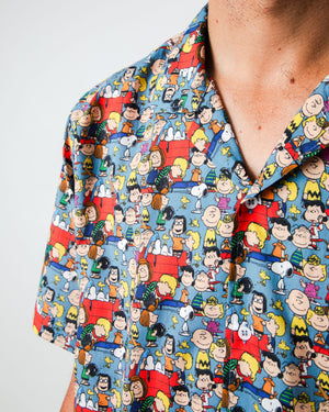 Peanuts The Gang Aloha Blue