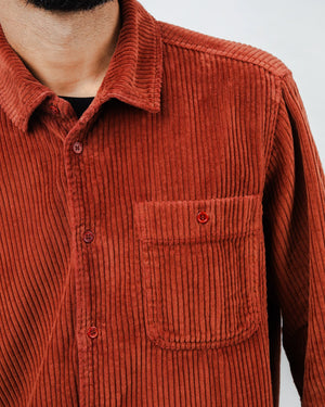 Corduroy Overshirt Copper