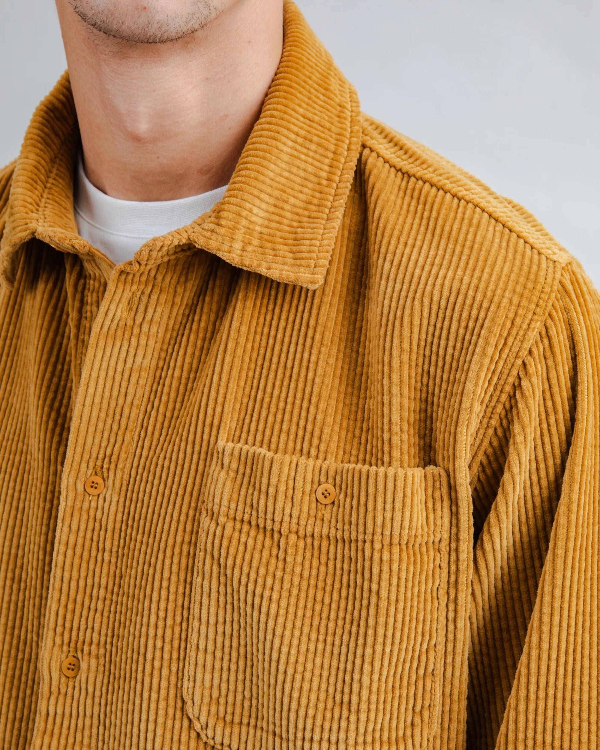 Corduroy Overshirt Camel