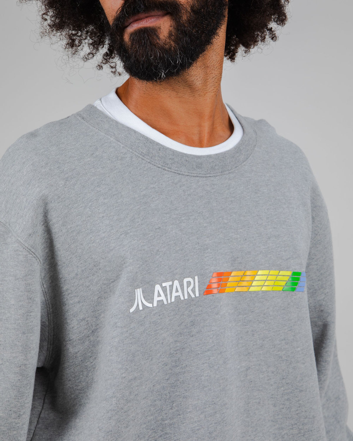Atari Spectrum Sweatshirt Grey Melange