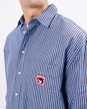 Relaxed Stripes Brava Gum Shirt