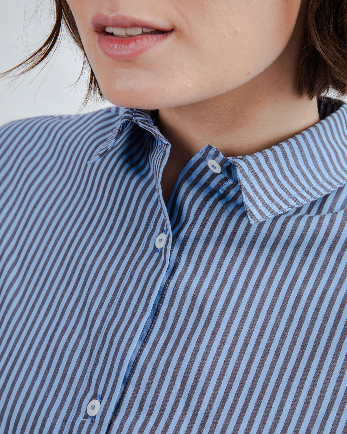 Oversize Stripes Gum Shirt