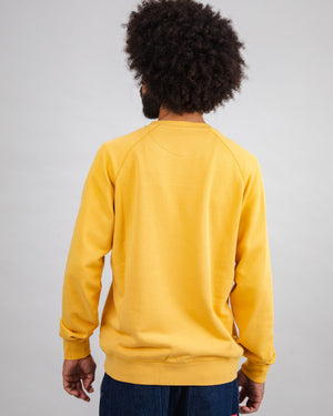 Out of Office Cotton Sweatshirt Yellow