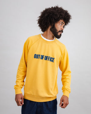 Out of Office Cotton Sweatshirt Yellow