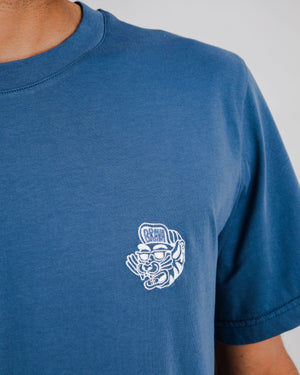 Asis Percales Tigris Regular T-Shirt Blue