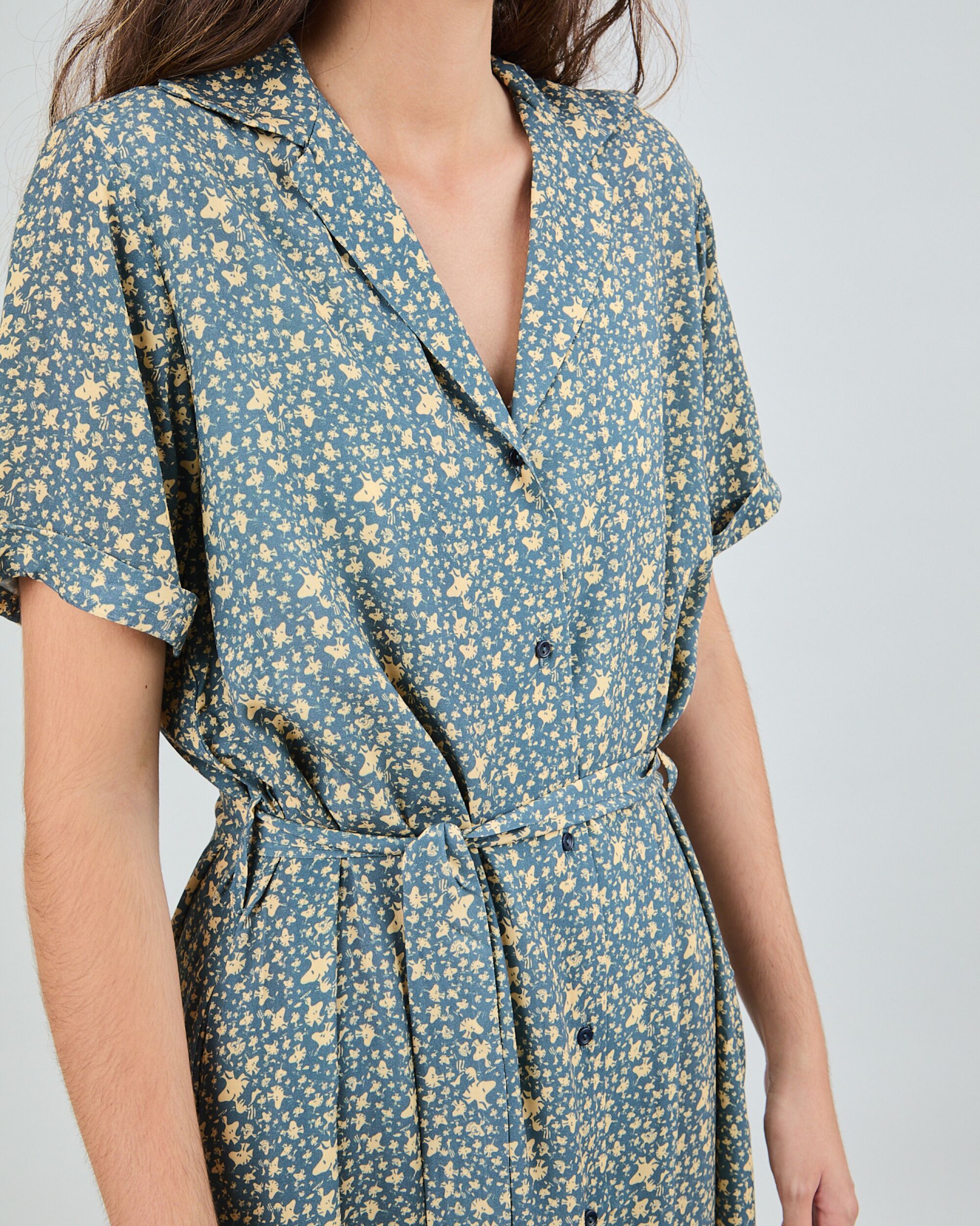Peanuts Woodstock Long Dress Navy