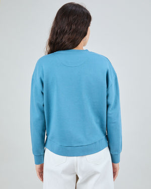 Peanuts Icecream Sweatshirt Blue