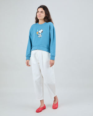 Peanuts Icecream Sweatshirt Blue