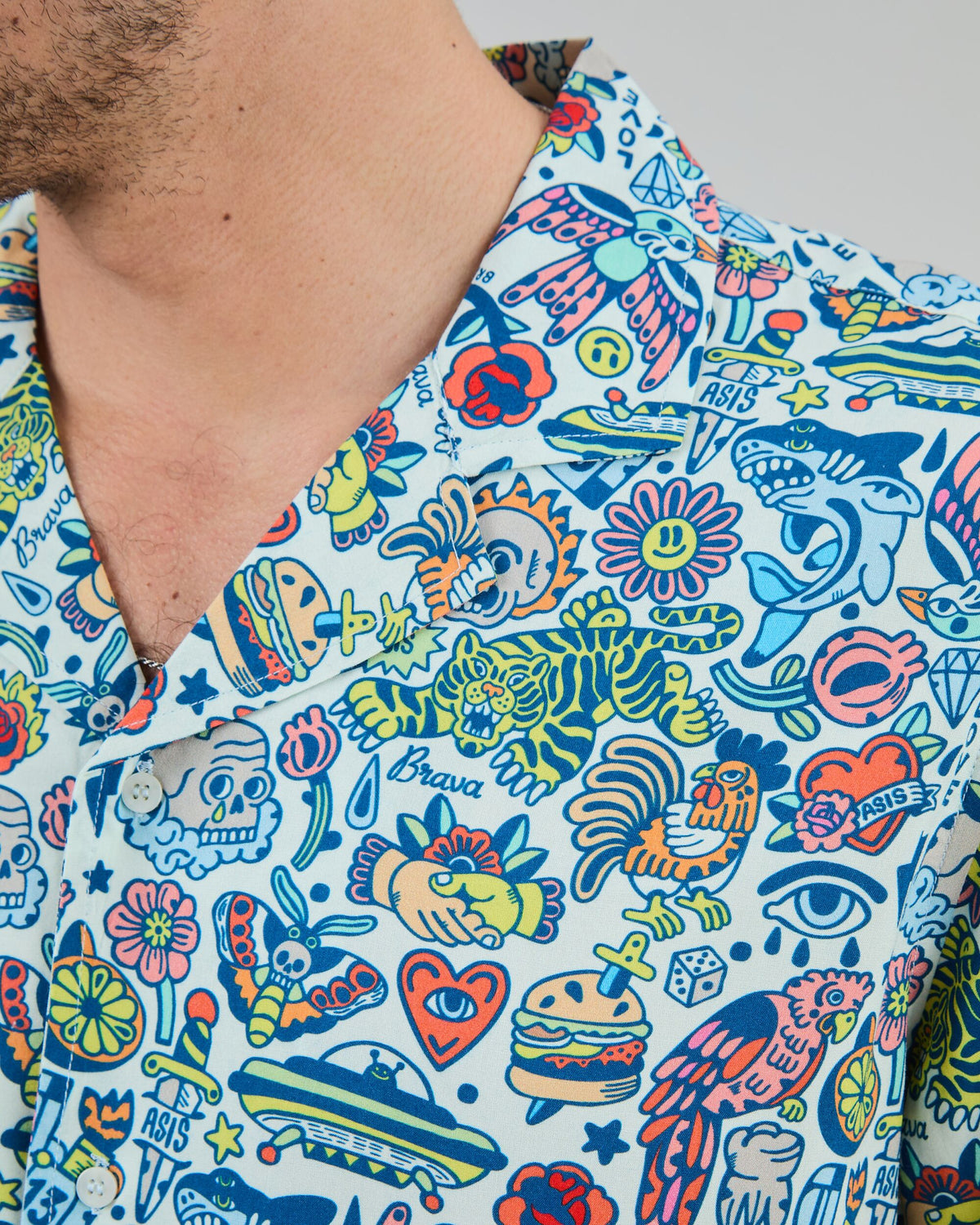 This is Asis Aloha Shirt