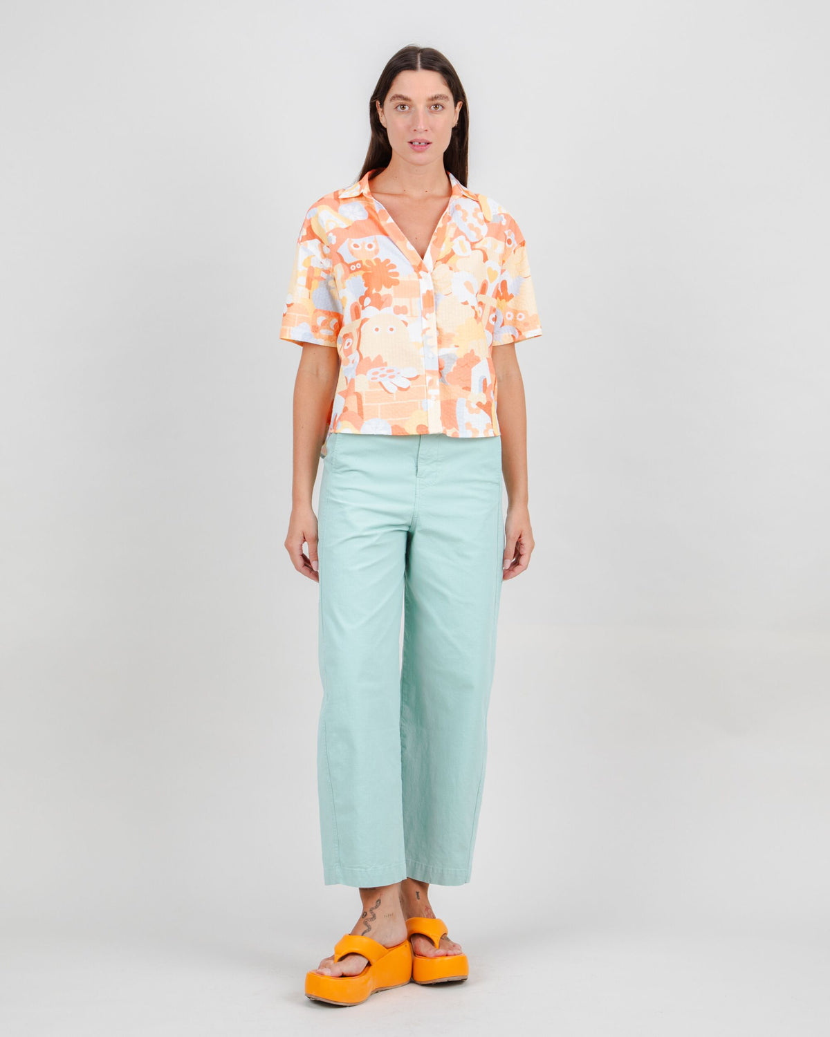 Geco Friends Oversize Cropped Blouse