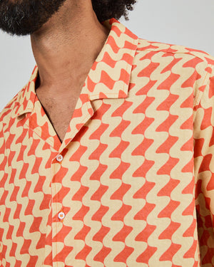 Gum Aloha Shirt Rust Red