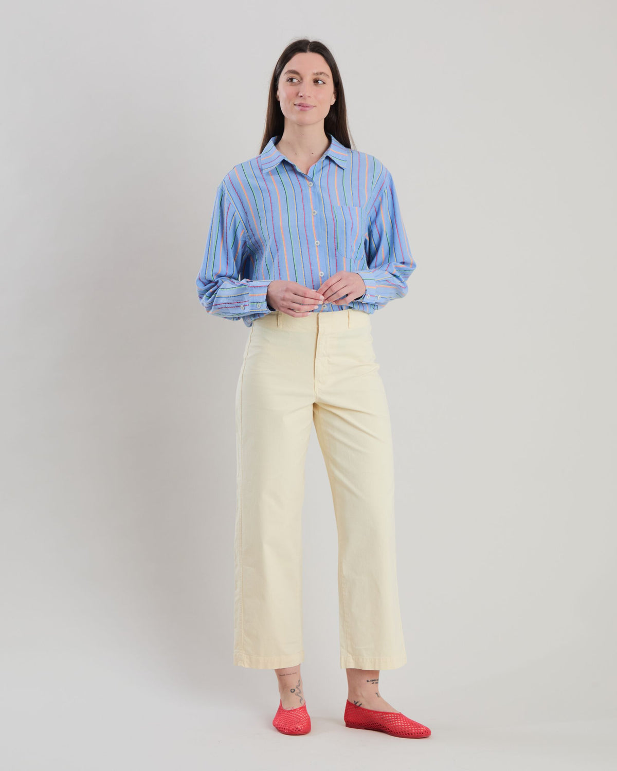 Barrel Pants Cream