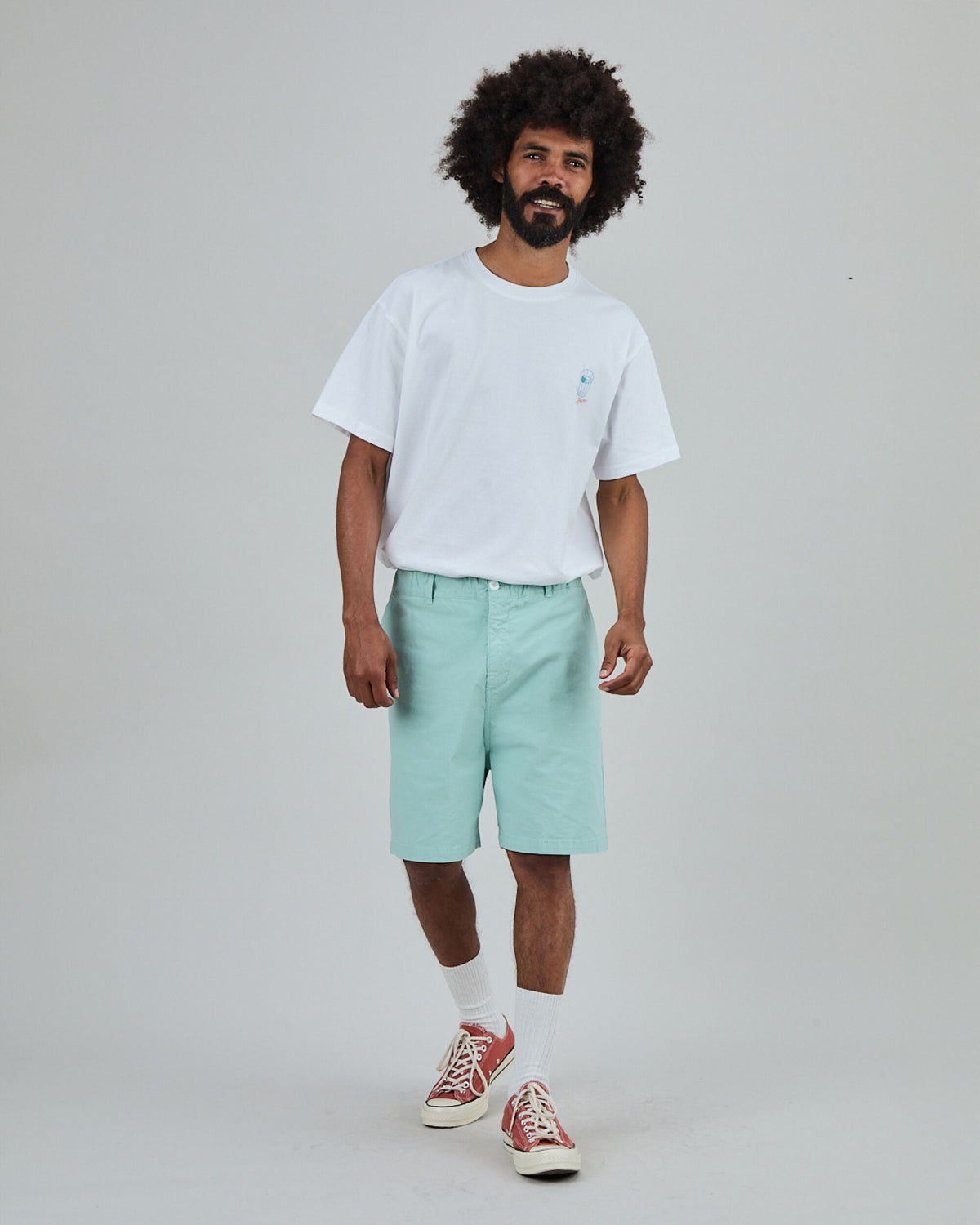 Relaxed Shorts Dolphin light Green