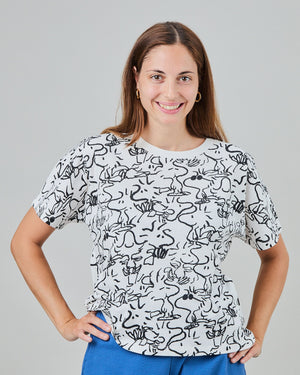 Peanuts Woodstock Oversize Tee White