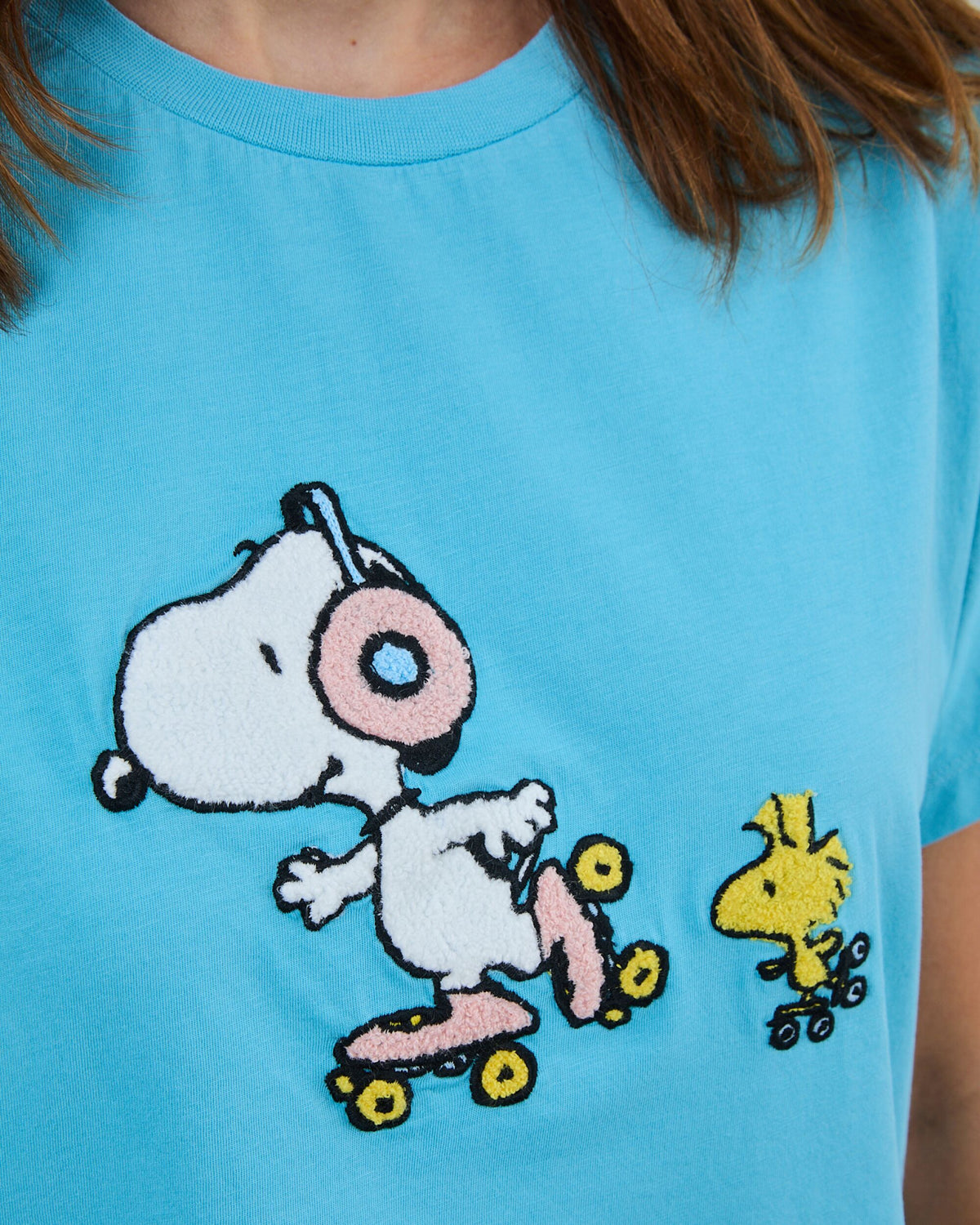 Peanuts Roller Oversize Tee Blue