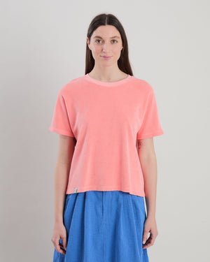 Terry oversize Tee Peach