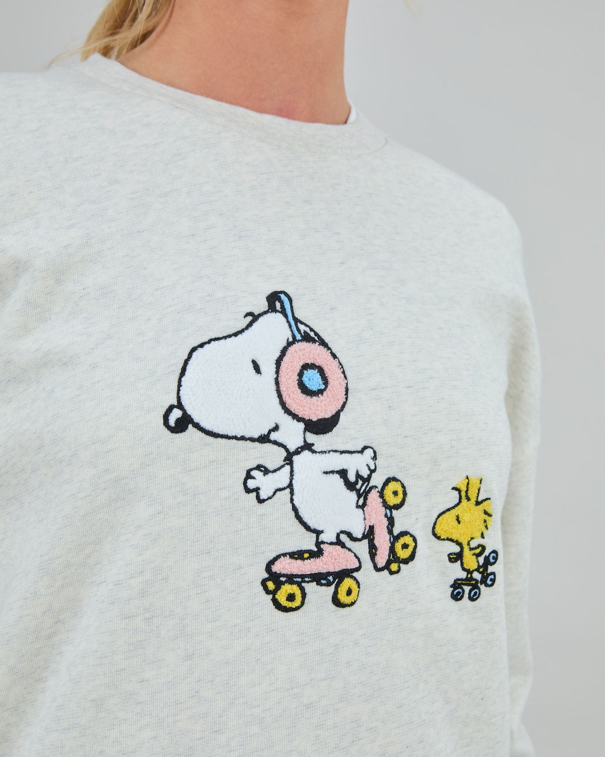 Peanuts Roller Sweatshirt Ecru