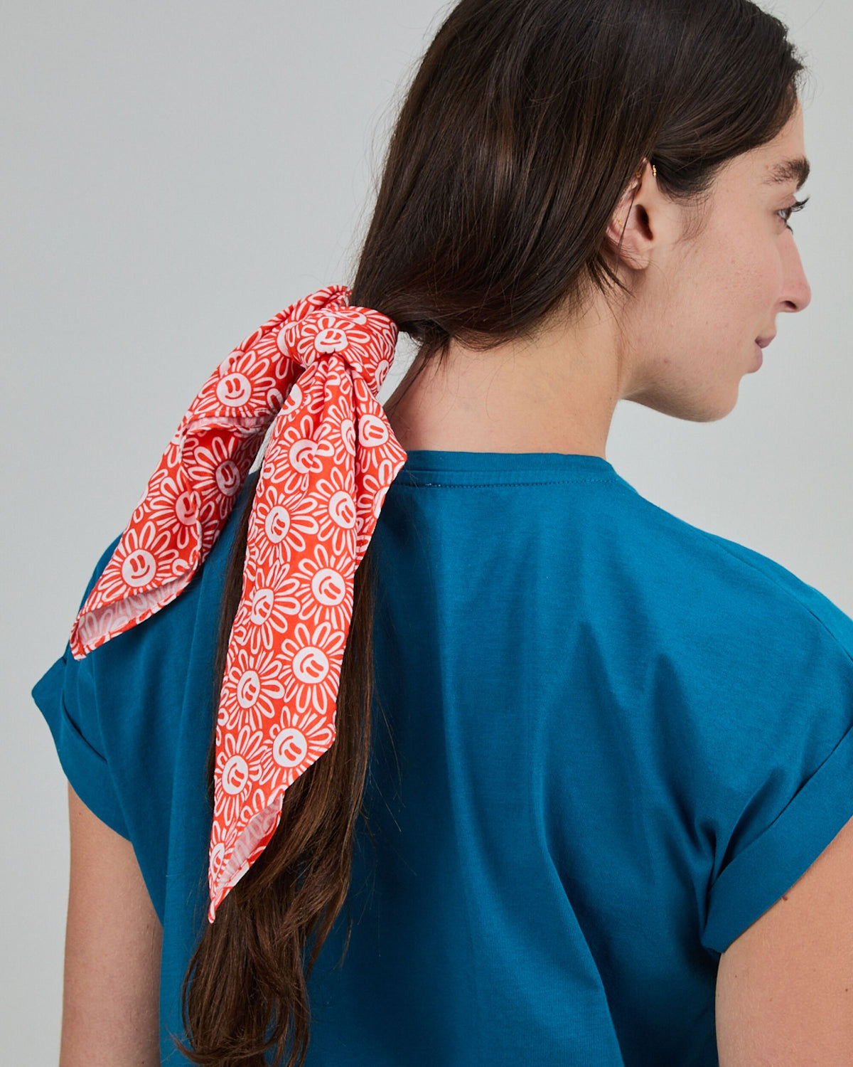 Asis Percales Daisy Cotton Scarf