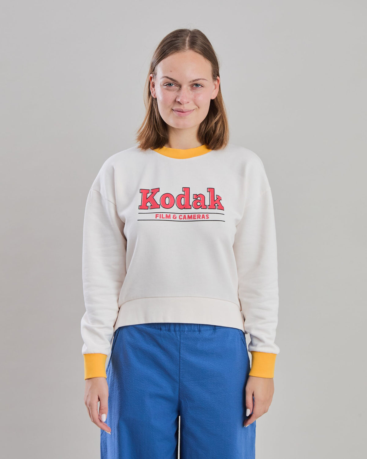 Kodak Retro FIlm Sweatshirt W Ecru