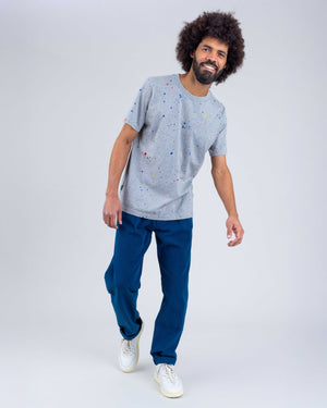 Splash Paint Tshirt Grey