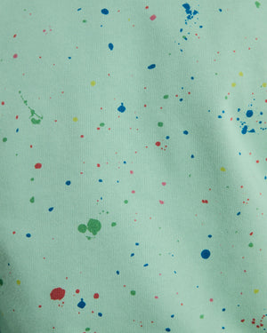 Splash Paint Sweatshirt Green