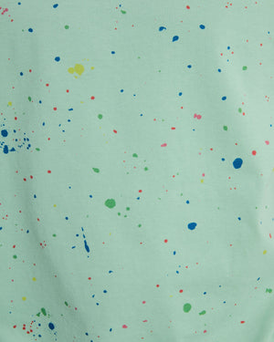 Splash Paint Tshirt Green
