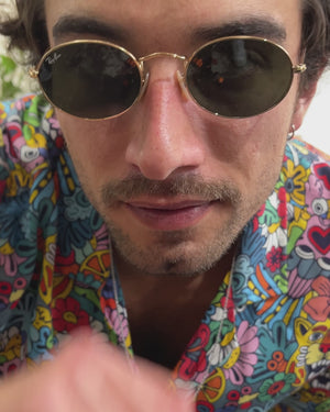 Asis Percales Tutti Frutti Aloha Hemdem