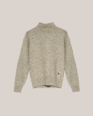 Sweater Perkins Neck Ecru