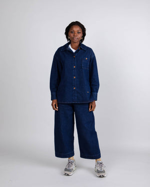 Indigo Oversized Overshirt Denim