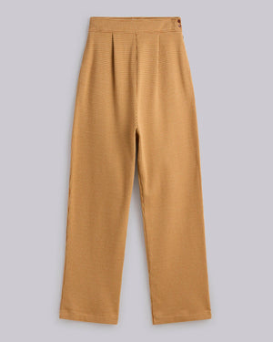 Jacquard Oversize Pants Pumpkin