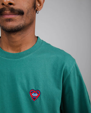 Asis Percales Heart Regular T-Shirt Morera