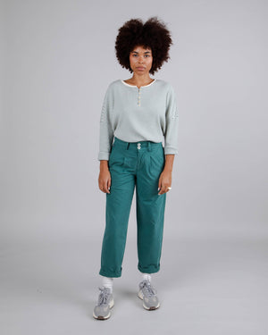 Kale Pleated Pants