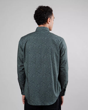 Pixel Regular Shirt Green
