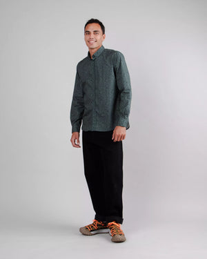 Pixel Regular Shirt Green