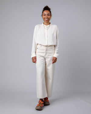 Bubble Mao Regular Blouse Ecru