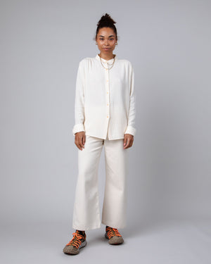 Bubble Mao Regular Blouse Ecru